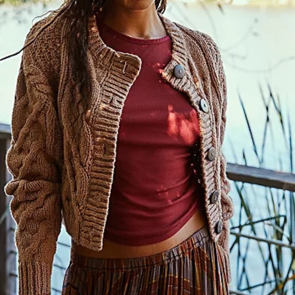 Free People Sweaters - Free People Bonfire Cardi